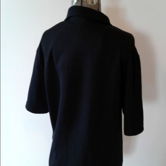 Nike ACG Dri Fit button down up Shirt Mens M Black Short Sleeve outdoor medium - Picture 4 of 7